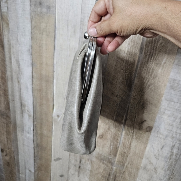 HOBO Gray Leather Shoulder Bag - Picture 5 of 14